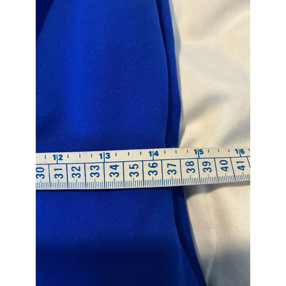 Banana Republic Radiant One Shoulder Dress Royal Pockets Blue Sz 6‎ - Picture 15 of 16
